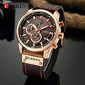 Reloj Curren 8291 En Cuero Original
